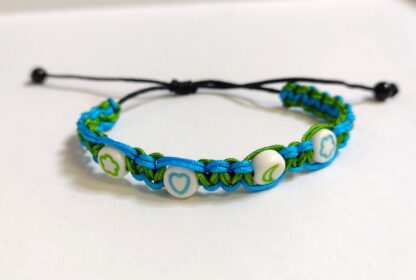 Pulseras de hilo con cuentas - Imagen 3